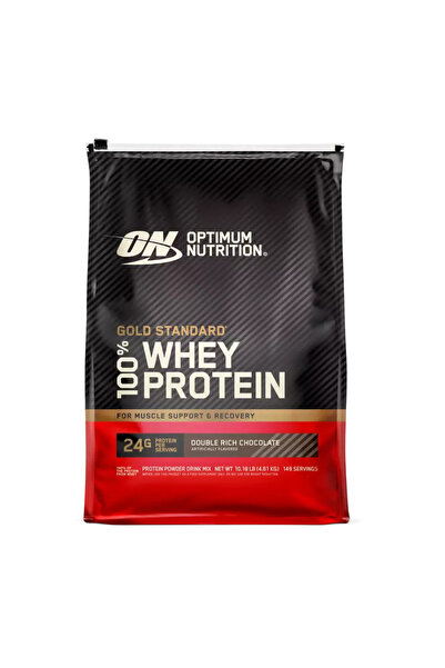 Optimum Nutrition جولد ستاندرد 100% واي، شوكولاتة غنية مزدوجة، 10 رطل