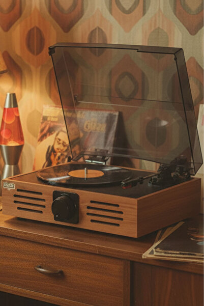 Midex Mtx-106or Nostaljik Retro Pikap Plak Çalar (BLUETOOTH AUX HOPARLÖRLÜ 3 DEVİR) I?ğne Dahil