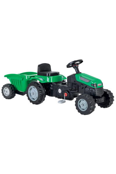PİLSAN Tractor cu pedale și remorcă verde