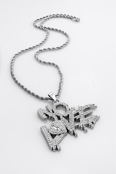 No Future Iced Out No Love Kolye CS1193GM