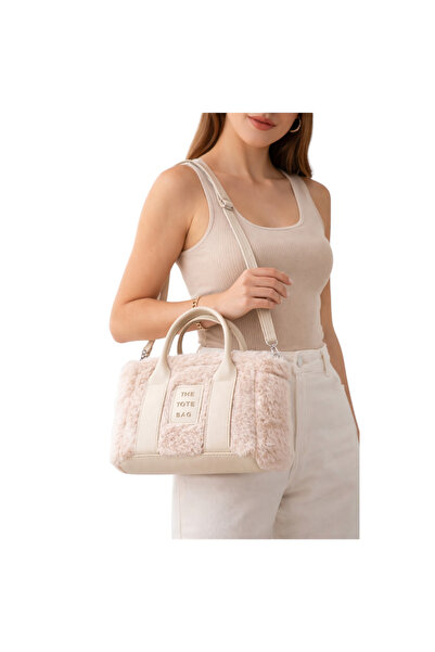 Sofia Women's Daily Mink Plush Hand and Shoulder Bag