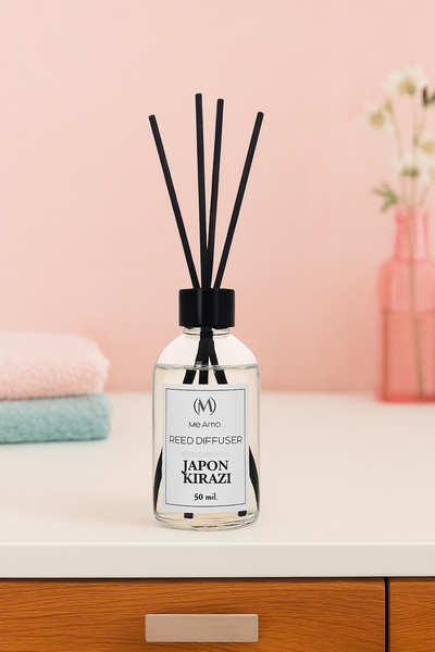 Me Ama Japon Çiçeği Çubuklu Bambu Oda Kokusu, Çubuklu Oda Kokusu Esansiyel Uç...