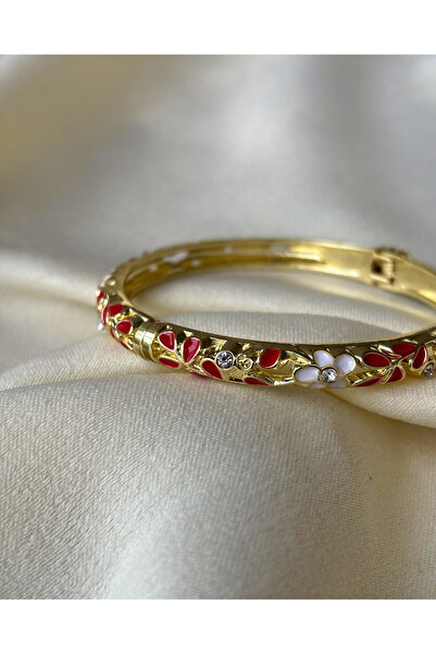 Lioren Jewelry Kırmızı Mineli Bileklik