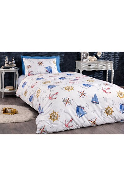 İDİLSTORE Luxury Durable Soft Natural Cotton Single Duvet Cover Set + Elastic...