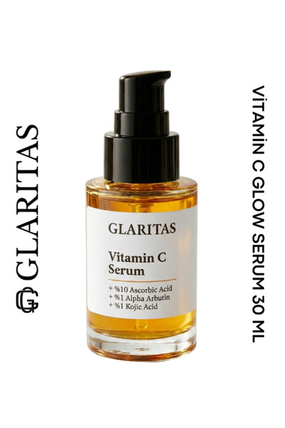 Glaritas C Vitamini Leke Karşıtı ve Aydınlatıcı Serum, %10 Ascorbic Acid, %1 ...