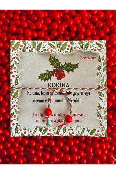 BeryDenz 5-Piece Kokina Flower Bulk New Year's Martenish Lucky Bracelet