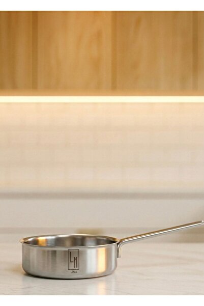 LinkaHome Paslanmaz Çelik Sosluk Tava Sunum Kahvaltılık 12-CM