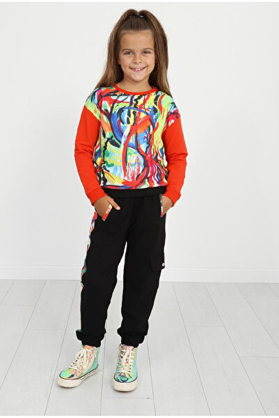 Mackays Дівчачий спортивний костюм з лазерним принтом