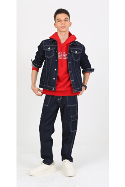 Marions Αγορικό τζιν κοστούμι MRN-3501-TKM