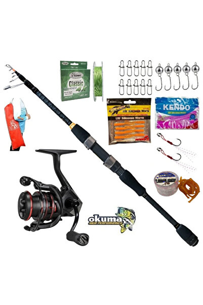 Oslo Okuma Ceymar HD CHD-2500A 2.28mt 3-16gr Ryuji Rock Fish Tele Lrf Olta Ta...