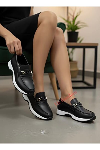 HT FREEDOM Özel Günlük Ortopedik Tabanlı Günlük Yumuşak Kadın Cilt Ayakkabı s...