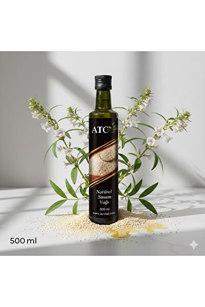 Soğuk Sıkım Natürel Susam Yağı 500 ml - %100 Doğal ve Saf