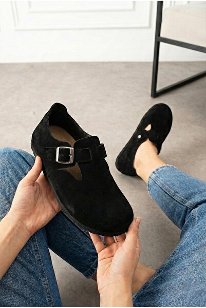 Mycorni Unisex Hakiki Süet Sabo Doğal Mantar Taban Ark Destekli Anatomik Ayakkabı