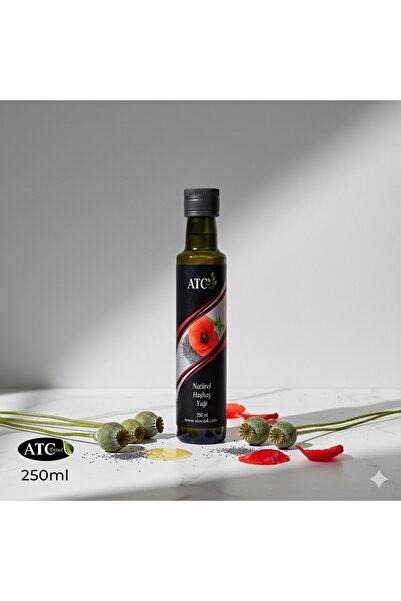 ATC Vital Soğuk Sıkım Natürel Haşhaş Yağı 250 ml - %100 Doğal ve Saf