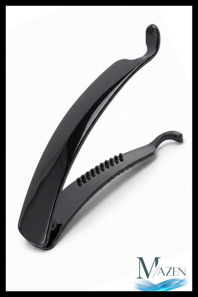 MAZEN مشبك موز عالي الجودة باللون الأسود |   مشبك ذيل الحصان |   12 سم |   ال...