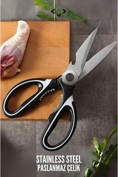 MorBebe Stainless Steel Kitchen Scissors I Multi-Purpose Stainless Steel Kitc...