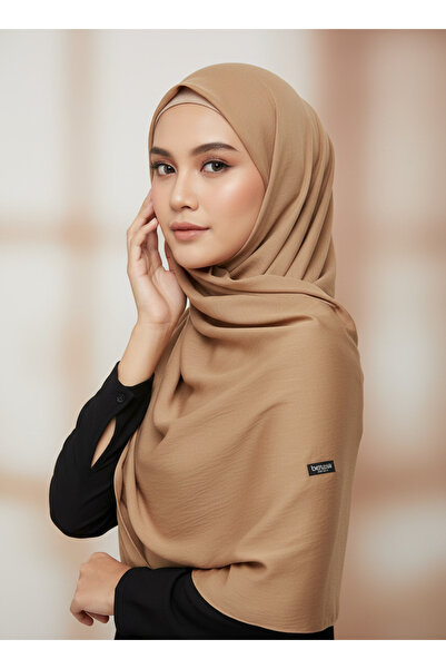 Berussa شال جاز بني 70x185