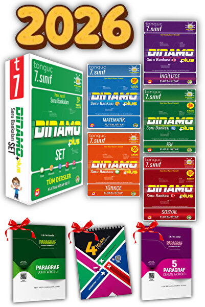 Tonguç Yayınları Tonguç 7.sınıf Dinamo Tüm Dersler Soru Bankası