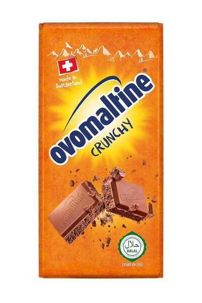 OVOMALTİNE Crunchy Milk Chocolate Bar, 100g
