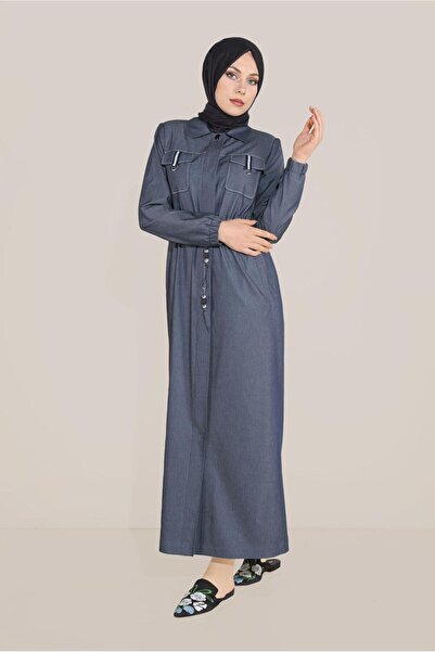 Alvina BELDEN BAĞCIKLI CEPLİ PARDESÜ 10166