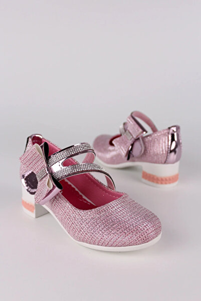 LUGMO أحذية بناتية للسهرات مع ربطة عنق وحذاء باليرينا مزين بالأحجار واللمعان