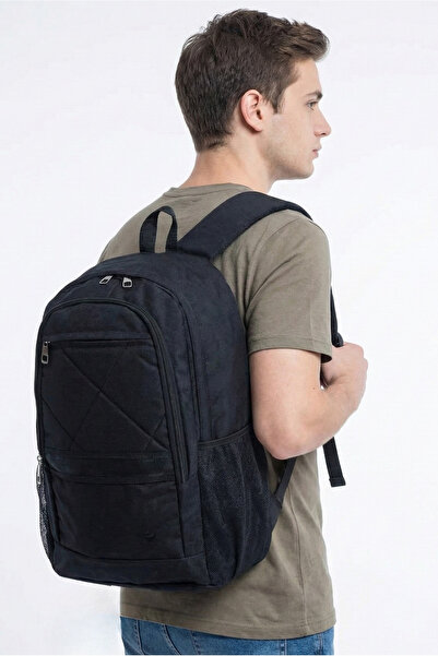 By Hakan حقيبة مدرسية للسفر باللون الأسود للجنسين من Byhakan Pl-0303