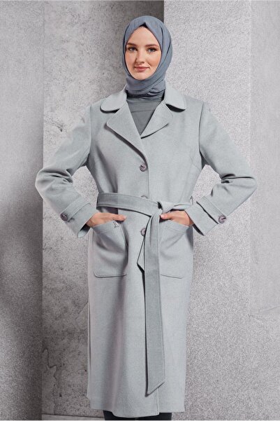 Alvina Поясний пальто з деталями 90500