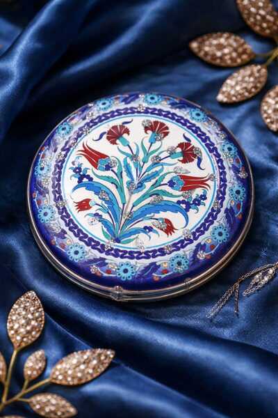 Şirin 1 τεμάχιο Καθρέφτης τσέπης με μοτίβο διπλής όψης