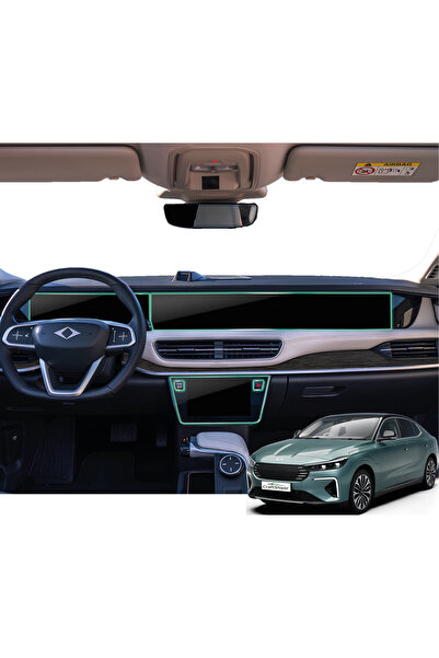 CraftShield Togg T10F (2025) Uyumlu 29" Multimedya, 12.3" Gösterge ve 8" Klim...