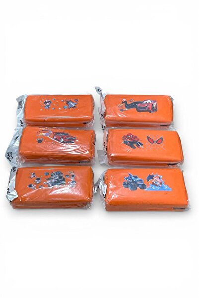 GÜZELYÜZ AVM Erkek Model Kalem Kutusu İki Bölmeli Kalemlik Baskılı Kalemlik