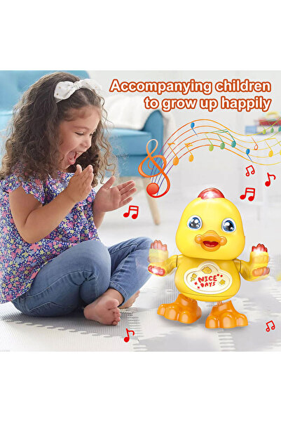 Shem Ördek Dans Eden Işıklı Müzikli Erken Eğitim Oyuncağı