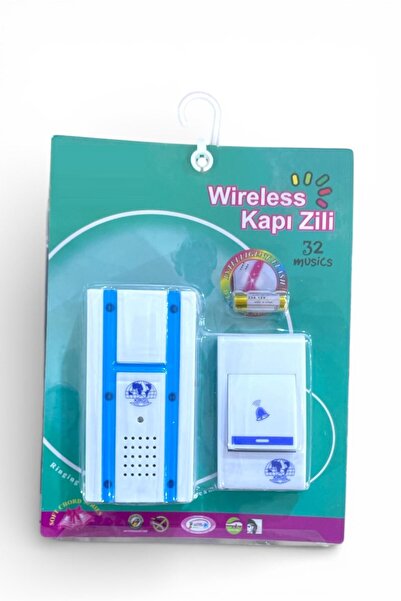 Kenko 32 Melodi Lüks Uzaktan Kumandalı Kablosuz Kapı Zili 100 Metre Wireless ...
