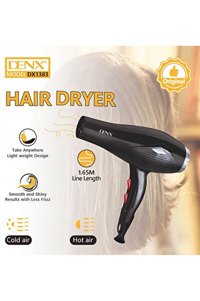 Generic DNEX 3000W Professional Hair Dryer, Hot & Cold Air, 2 Speed, Powerful...