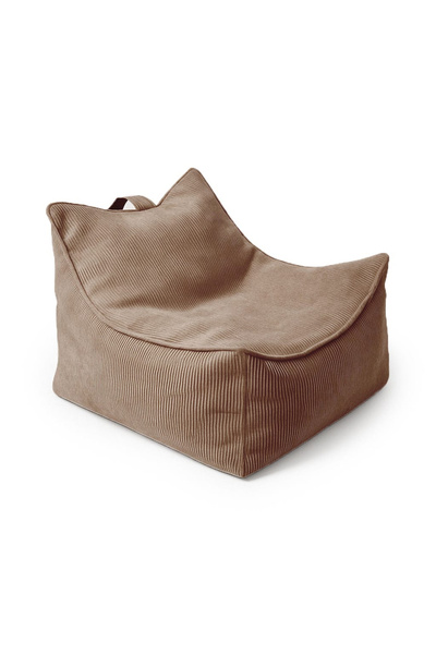 Meowbaby ® Детски фотьойл Slimcord Sako Bag – кафяв, материал със сертификат ...