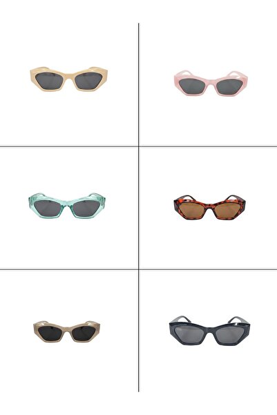 REX 6 Women's Multi-Color Sunglasses with Lightweight Plastic Frame 14204