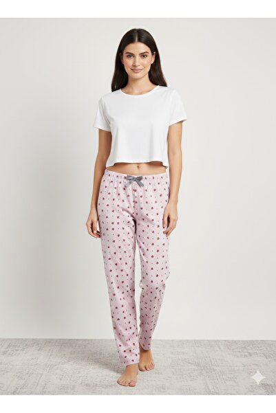 Lady Queen Bambu Stretch Fabric Ring Viskon Pajama Bottoms