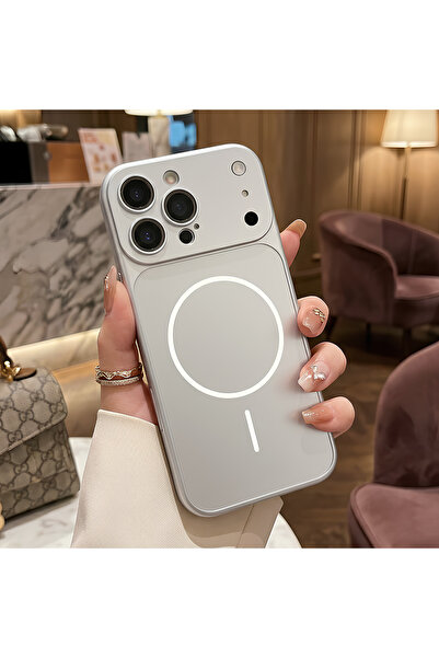 Hatreds iPhone 14 Pro Max Uyumlu 17 Pro Max Görünümlü Çevirici Kamera Korumal...