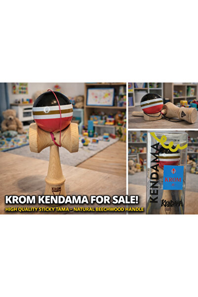 Krom Kendama KENDAMA KROM MASTER PRO EXPERT USA 18cm BEST QUALITY
