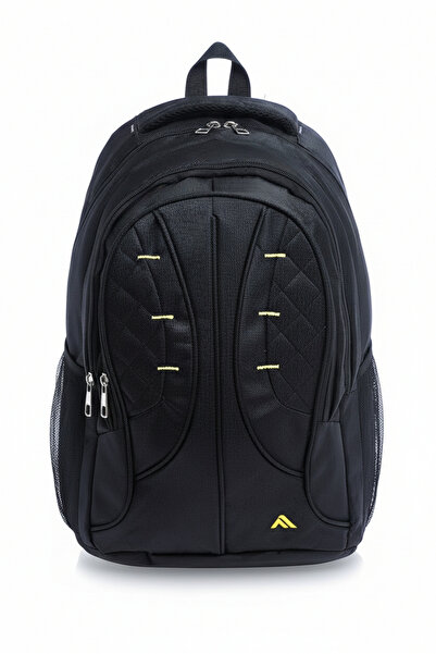 Fiyaka حقيبة ظهر للجنسين باللون الأسود والأصفر من HAKAN PL-507