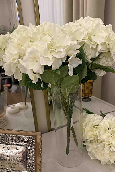 Artificial Flower 5 Branches Luxury Hydrangea Set of 2