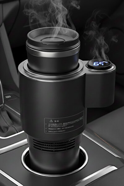 yusa stores Araç İçi Isıtıcı ve Soğutucu Bardak Tutucu 12V Çakmaklık Girişli ...