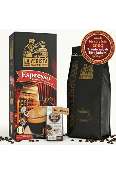LA VERISTA Espresso Kahve Yoğun Gövdeli Coffee Günlük kavurma Çekirdek Kahve 1KG blend