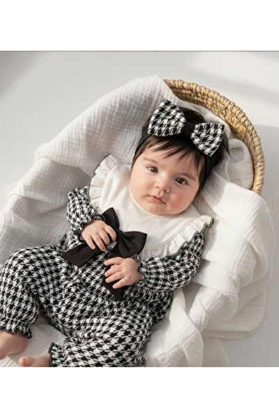 Ozz Baby بدلة أطفال بنات من عمر 3-6-9-12 شهرًا بنقشة الدببة، مناسبة للخروج من...