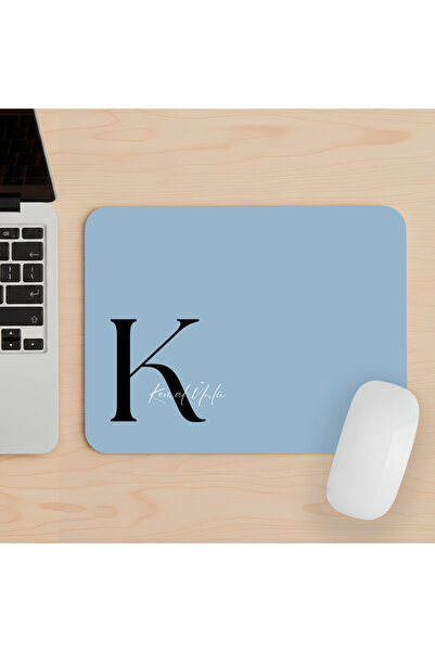 Orendart Kişiye Özel Renkli Baş Harf, İsim Soyisim Tasarımlı Mousepad