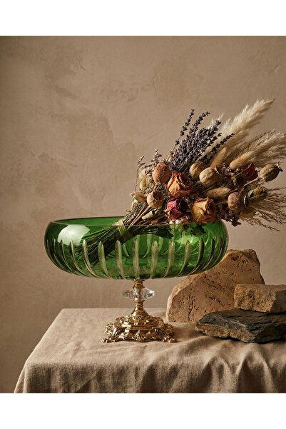 Akden Kristal وعاء تقديم أدوات المائدة من كريستال ديكور ديانا