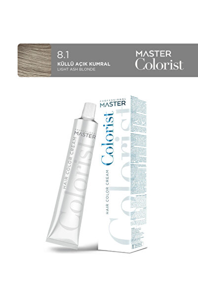 Master colorist Tüp Saç Boyası 60 ml 8.1 Küllü Açık Kumral