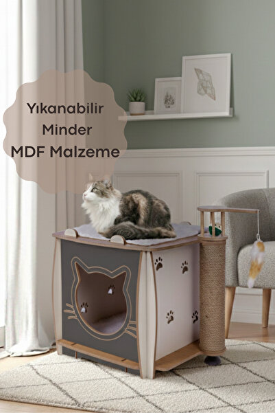 Patihomes Kedi Tırmalama Evi - Kedi Tırmalaması - Kedi Tırmalama Tahtası