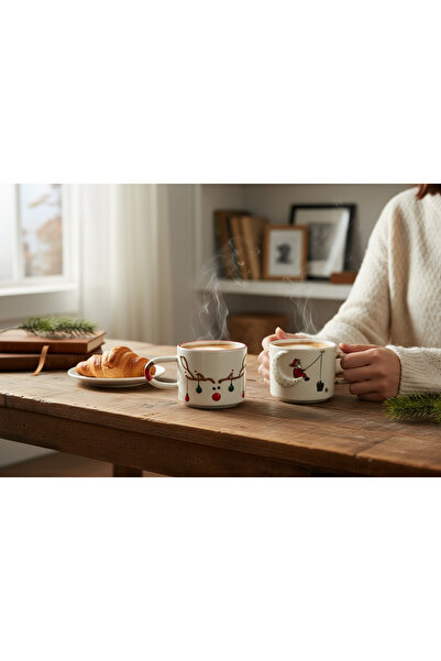 Xhoie Ceramics Santa & Reindeer Glow