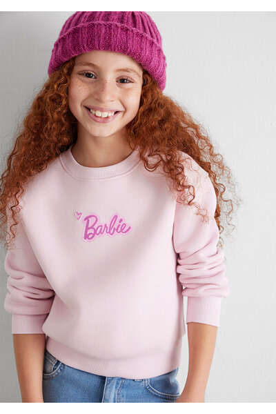 Mavi Barbie Baskılı Pembe Sweatshirt 7S10185-71007