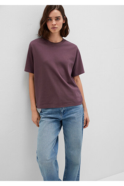 Mavi Μωβ Basic Interlock T-shirt Loose Fit / Χαλαρή Άνετη Κοπή 1613820-70260